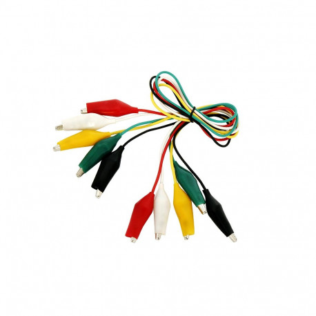 krokodyl 28 mm juhtmega komplekt 5 tk juhtme pikkus 37 cm (10 tk.)