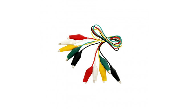 krokodyl 28 mm juhtmega komplekt 5 tk juhtme pikkus 37 cm (10 tk.)