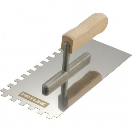 Paca roostevaba 270*130mm hammas 12*12 puidust käepide avaga alumiinium proline