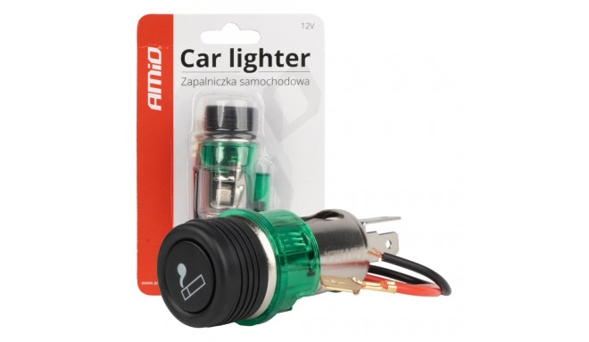 Sigaretisüütaja pesa komplekt valgustusega 12V CLI-03 AMiO-01260