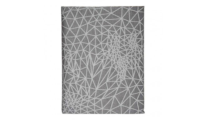 Tablecloth Kinvara BABEL GRIS 48 White Grey Jacquard