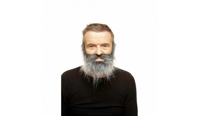 False beard My Other Me Grey