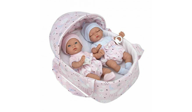 Baby doll Arias Elegance Twins Basket