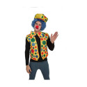 Costume for Adults My Other Me Multicolour Male Clown One size Vest Bow tie