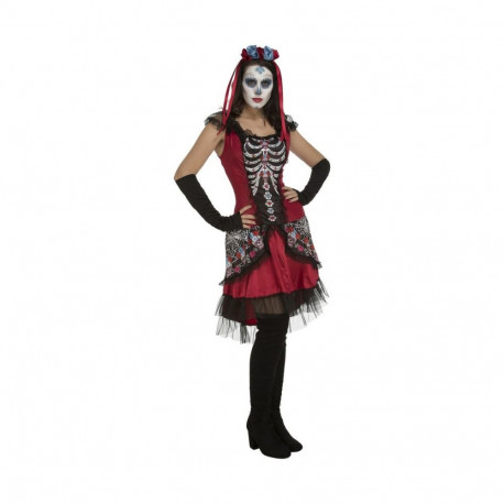 Costume for Adults My Other Me Sugar Skull Skull M M/L (3 Pieces)