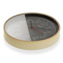 Wall Clock Versa Grey Plastic (4,3 x 30,5 x 30,5 cm)