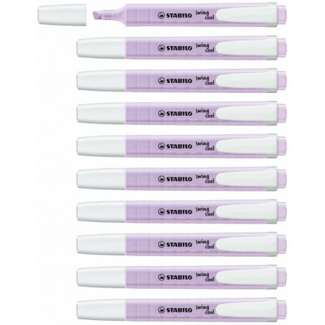 Fluorescent Marker Set Stabilo Swing Cool Violet 10 Pieces