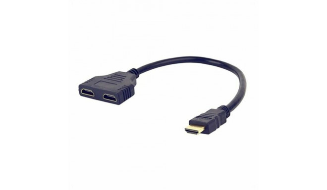 HDMI to Double HDMI Adapter GEMBIRD DSP-2PH4-04 Black