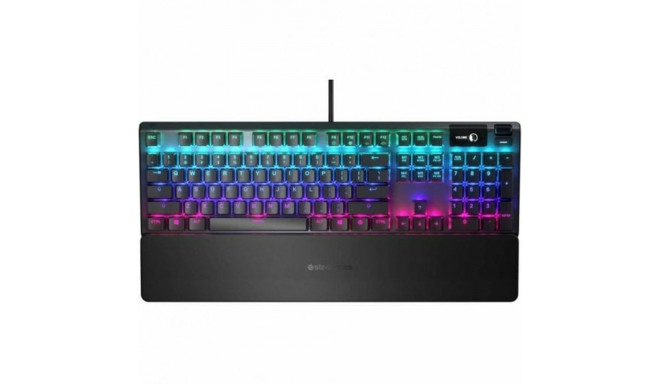 Клавиатура SteelSeries Apex 5 Испанская Qwerty Чёрный