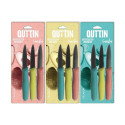 Nugade Komplekt Quttin Samba 3 Tükid, osad 19,5 x 2 x 1 cm (12 Ühikut) Nugade Komplekt Quttin Samba 3 Tükid, osad 19,5 x 2 x 1 cm (12 Ühikut)