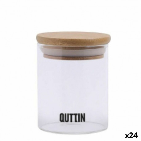Läbipaistev Klaaspurk Quttin    6,5 x 9 cm Silikoon 200 ml (24 Ühikut)