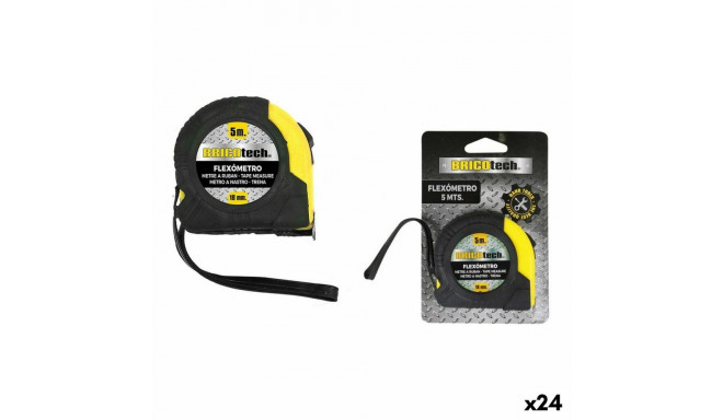 Tape Measure Bricotech 5 m 13,5 x 8,5 x 3 cm (24 Units)