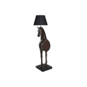 Grīdas lampa Home ESPRIT Melns Tumši brūns Sveķi 50 W 220 V 47 x 40 x 153 cm