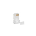 RJ45 Connecuzr Lanberg CAT.6 UTP Caurspīdīgs