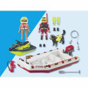 Playset Playmobil Action Heroes - Fireboat and Water Scooter 71464 52 Tükid, osad