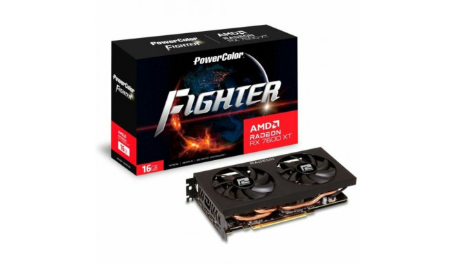 Graphics card Powercolor FIGHTER AMD Radeon RX 7600 XT 16 GB GDDR6