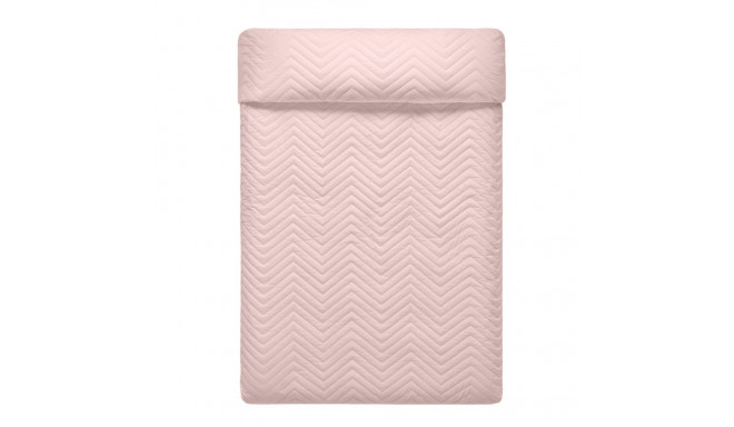 Reversible Bedspread HappyFriday Basic Arista Grey Light Pink 270 x 260 cm