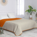 Reversible Bedspread HappyFriday Basic Dash Orange 270 x 260 cm