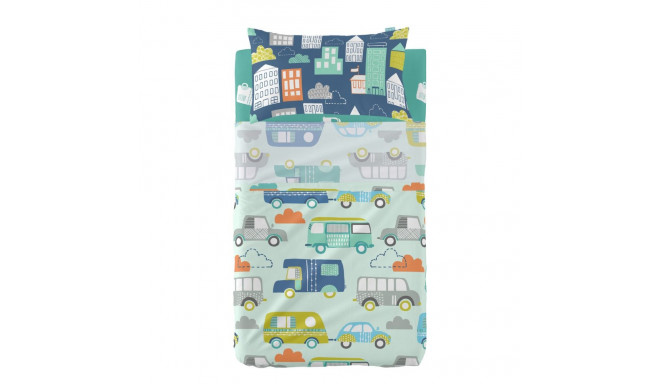 Bedding set HappyFriday Moshi Moshi Holidays  Multicolour Baby Crib 2 Pieces