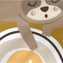 Протектор кроватки HappyFriday Moshi Moshi Sleepy sloth Разноцветный 210 x 40 cm