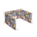 Cot protector HappyFriday Moshi moshi Woodland Multicolour 210 x 40 cm