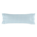 Tõmblukuga Tepitud Voodipesu HappyFriday Basic Sinine 105 x 200 cm Gingham