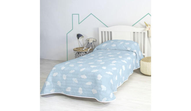 Bedspread (quilt) HappyFriday BASIC KIDS Blue 180 x 260 cm