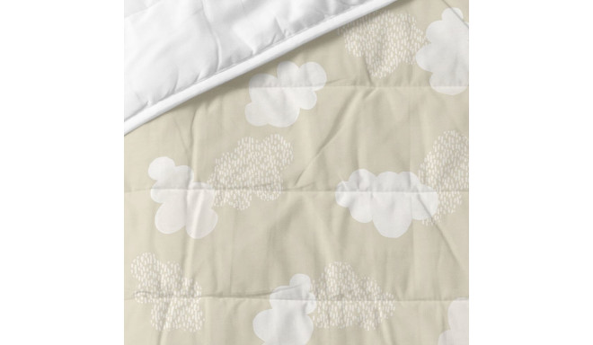 Bedspread (quilt) HappyFriday BASIC KIDS Beige 100 x 130 cm Wedge heel Baby Crib