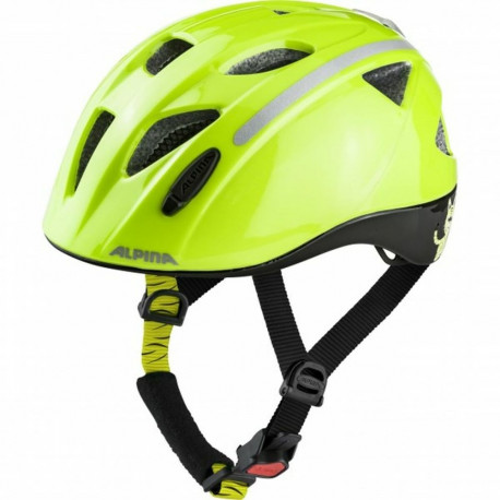 Laste Jalgrattakiiver Alpina XIMO FLASH Kollane Must 49-54 cm