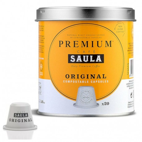 Kohvikapslid Karbis Saula COMPOSTABLE INTENSE