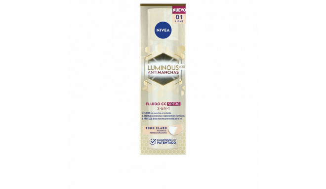 CC Cream Nivea LUMINOUS 630º Clear Spf 30 40 ml