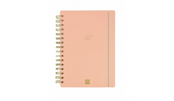 Diary Finocam Haiku Coral A5 15,5 x 21,2 cm 2024-2025