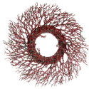 Advent wreathe Branch Red Plastic 50 x 10 x 50 cm (2 Units) Advent wreathe Branch Red Plastic 50 x 10 x 50 cm (2 Units)
