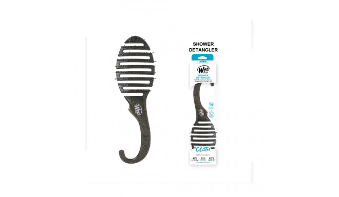 Detangling Hairbrush The Wet Brush Glitter Black Shower