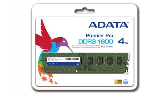 Adata RAM DDR3 4GB XPG 1600MHz CL9 1.5V