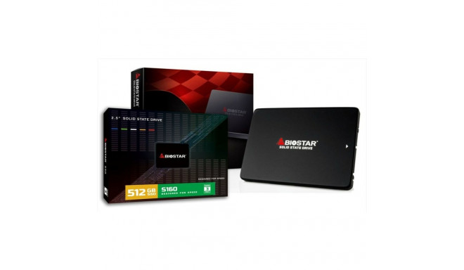 Cietais Disks Biostar SA102S2E35 512 GB SSD