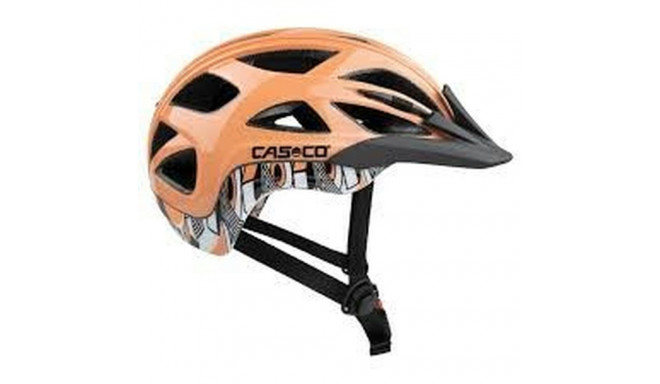 Adult's Cycling Helmet Casco ACTIV2 J Orange Printed 52-56 cm