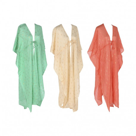 Sarong Home ESPRIT Roheline Beež Korallpunane (3 Ühikut)