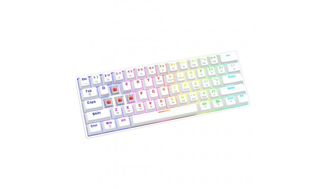 Keyboard Savio WHITEOUT X2 RED Black Qwerty US