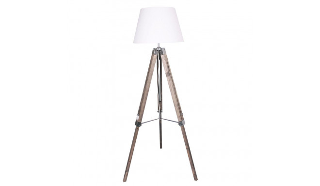 Grīdas lampa Home ESPRIT Balts Brūns Koks 40 x 40 x 150 cm