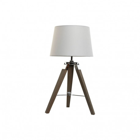 Laualamp Home ESPRIT Valge Pruun Puit 36 x 36 x 60 cm