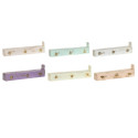 Põleti Home ESPRIT Puit Alumiinium 24 x 4 x 6 cm (12 Tükid, osad) (6 Ühikut)