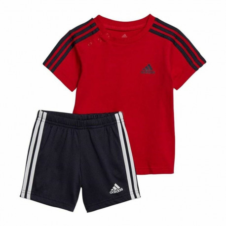 Children's Sports Outfit Adidas 3 Stripes Red - 6-9 Months
