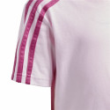 Children's Sports Outfit Adidas 3 Stripes Pink - 6-7 Years