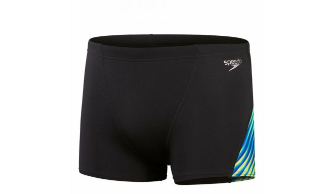 Zēnu Bokseršortu Peldbikses Speedo Allover Digi V-Cut Melns - 32