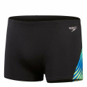 Boys Swim Shorts Speedo Allover Digi V-Cut Black - 34