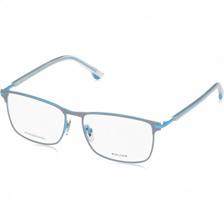 Men' Spectacle frame Police VPL560C570666 Blue ø 57 mm