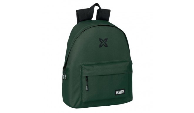 School Bag Munich Basic Green 33 x 42 x 15 cm