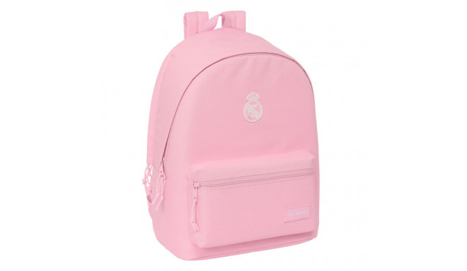 Sülearvuti Seljakott Real Madrid C.F. Roosa 31 x 44 x 18 cm