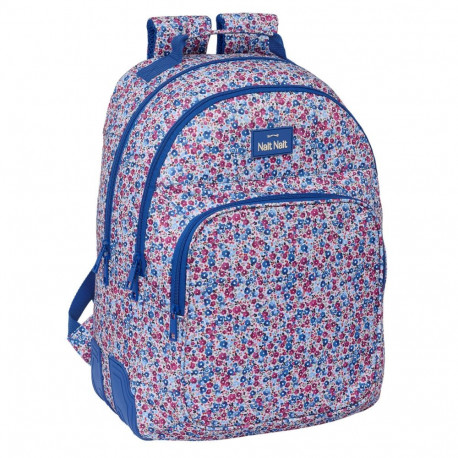 Kooliseljakott Nait Nait Flores coimbra azul Sinine 32 x 42 x 15 cm